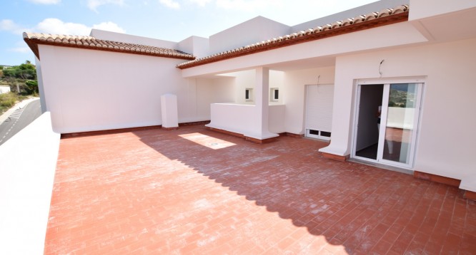 Terraza ático Ibiza de 3 dormitorios en Teulada (2)