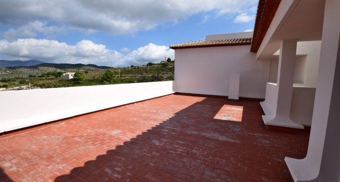 Terraza ático Ibiza de 3 dormitorios en Teulada (1)